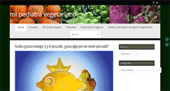 Desktop Screenshot of mipediatravegetariano.com